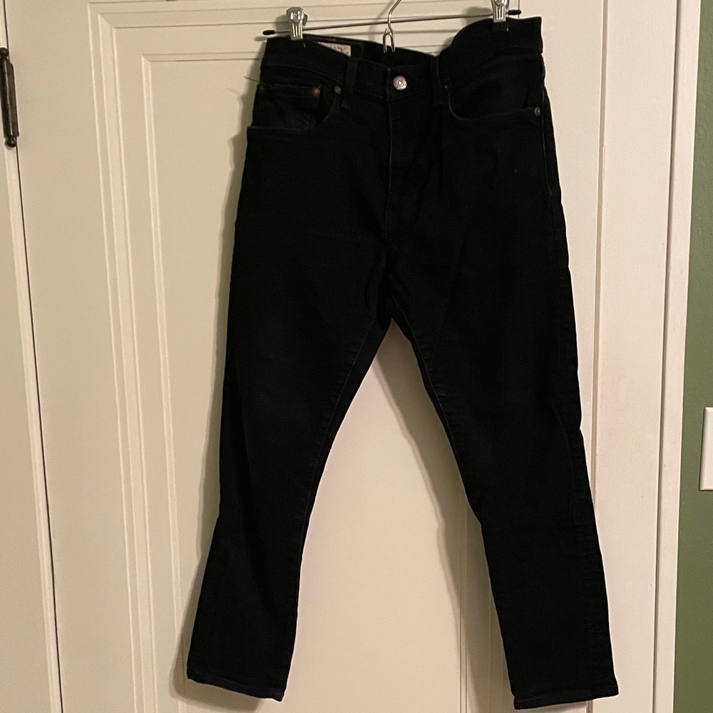 Levi's Men's Jet Black Skinny Jeans
